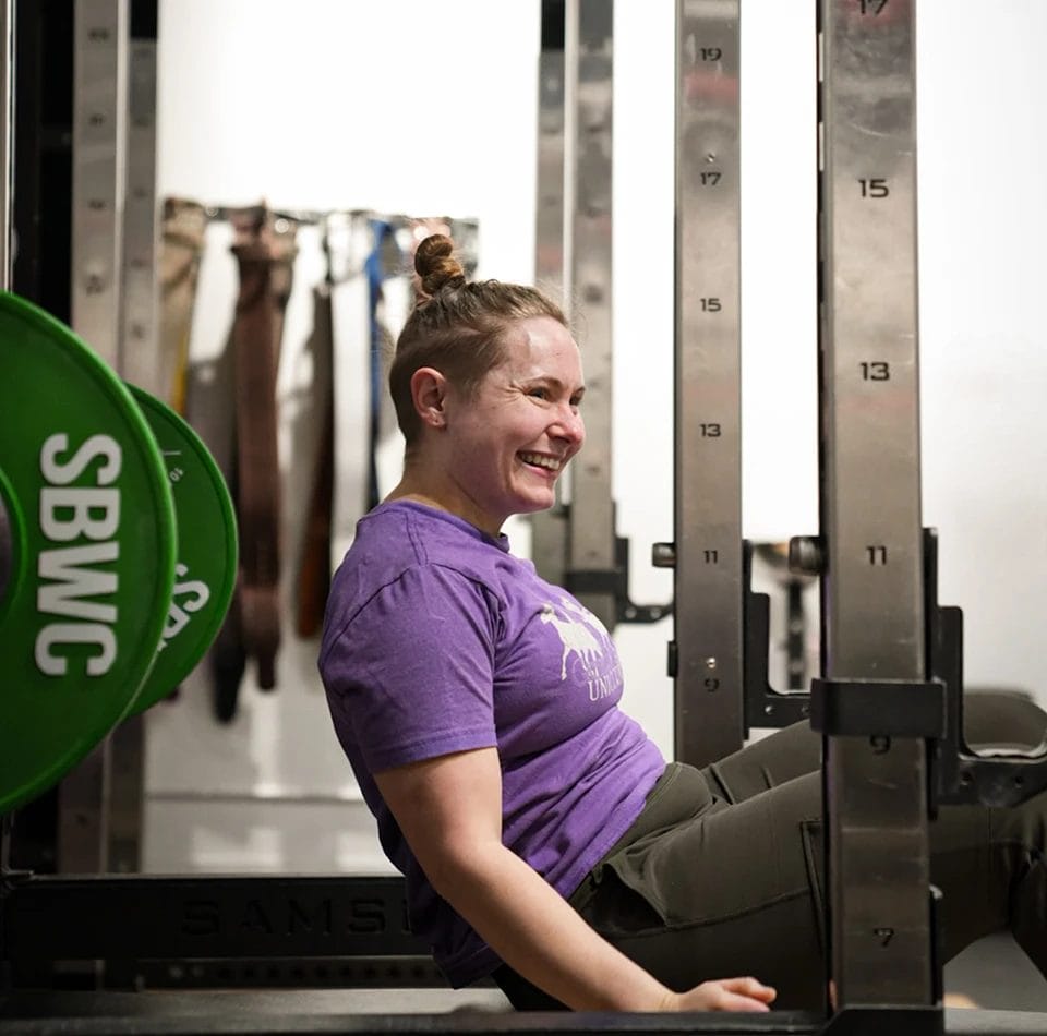 Woman working out