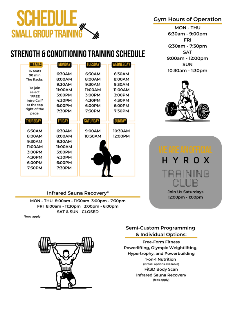 day list schedule