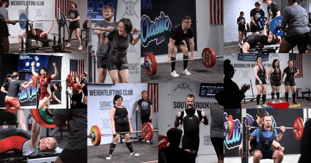 COMPETITIVE POWERLIFTING MEET GUIDELINES 1 collection of pictures of people lifting weights