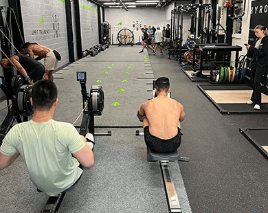 HYROX class at South Brooklyn Weightlifting Club
